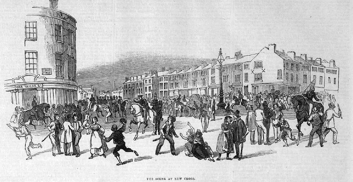 1842 riots at Newcross
